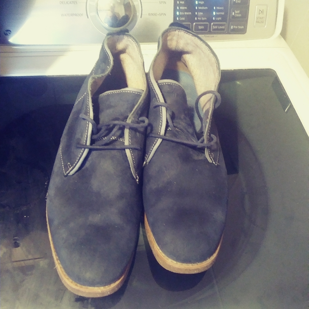 Blue hush puppies